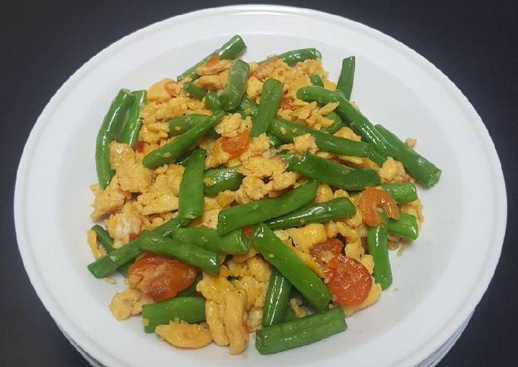 3.Buncis orak arik telur ayam #bikinramadanberkesan