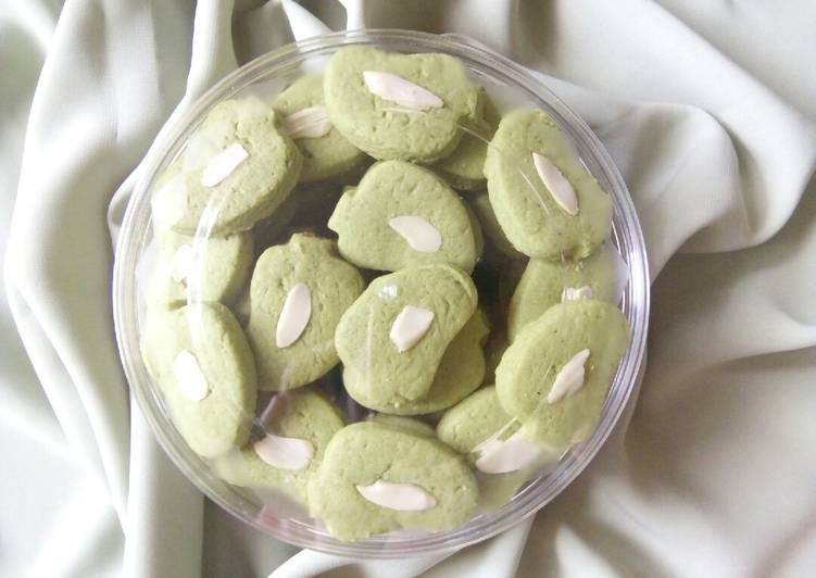 Cookie Almond Greentea #BikinRamadhanBerkesan