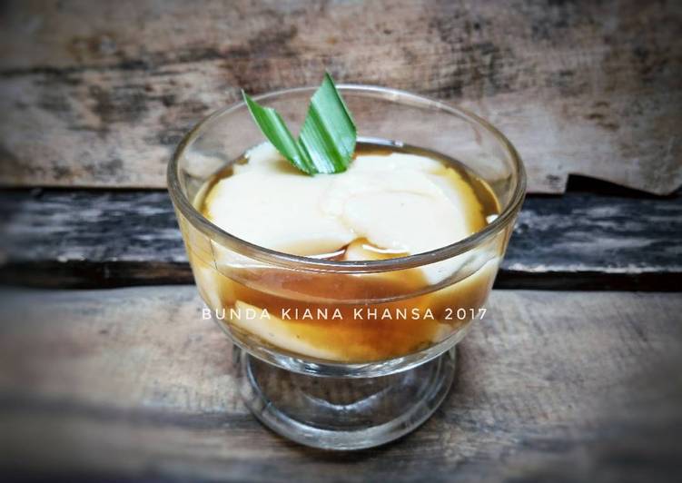 resep makanan Puding Kembang Tahu