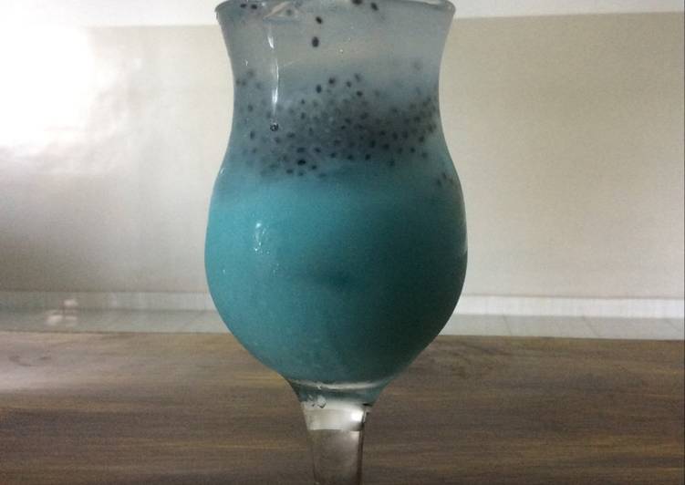 Resep Soft blue ocean Kiriman dari Fikran Bovandra