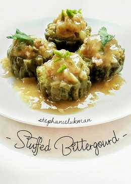 Pare isi ayam (Stuffed Bittergourd)