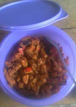Sambal goreng tongkol + tempe