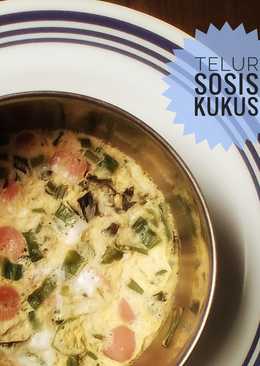 Telur Sosis Kukus