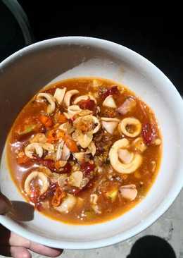 Cumi saos padang super pedas