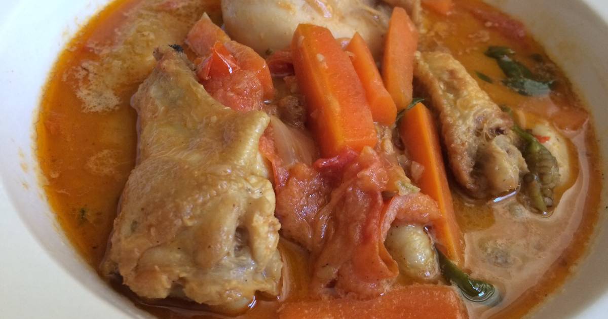 Resep Gulai ayam international ala Rosida Arsyad