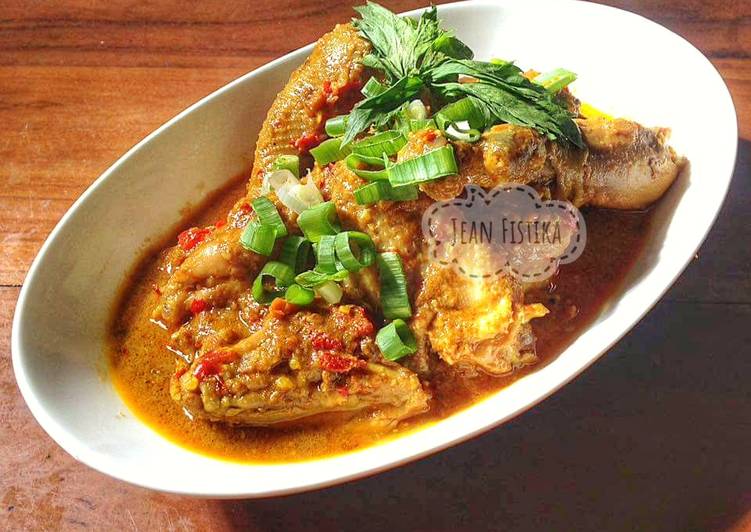 gambar untuk resep makanan Ayam Betutu Kuah Pedas