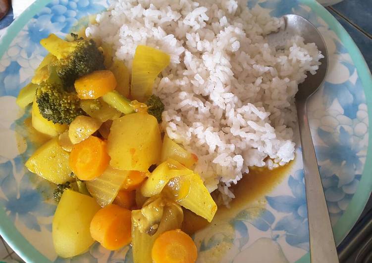 resep Vegetables Curry (Kari Sayuran)