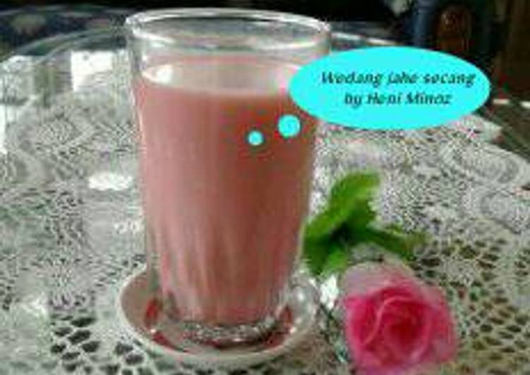 resep masakan Wedang jahe secang ?