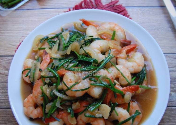 resep masakan Tumis Udang Kucai