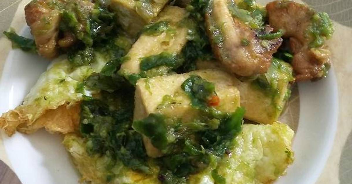 Resep Ayam Tahu  Telur  cabe hijau oleh Asti Fitriantika 