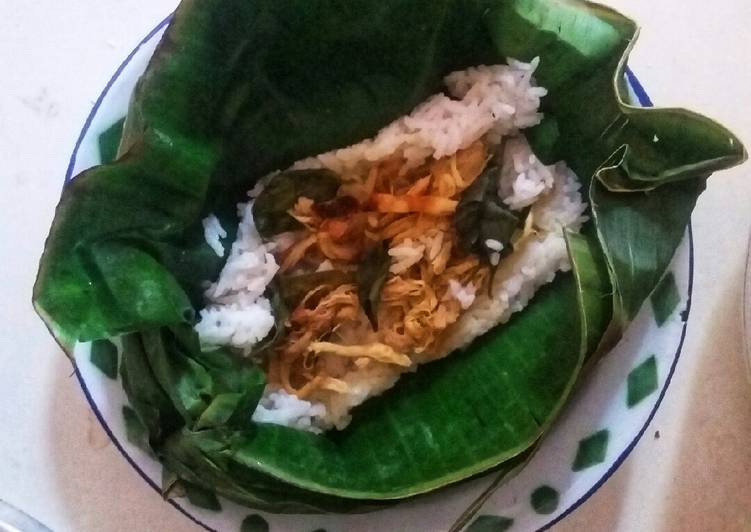 Nasi (Liwet) Bakar Isi Ayam Suir Kemangi #SelasaBisa