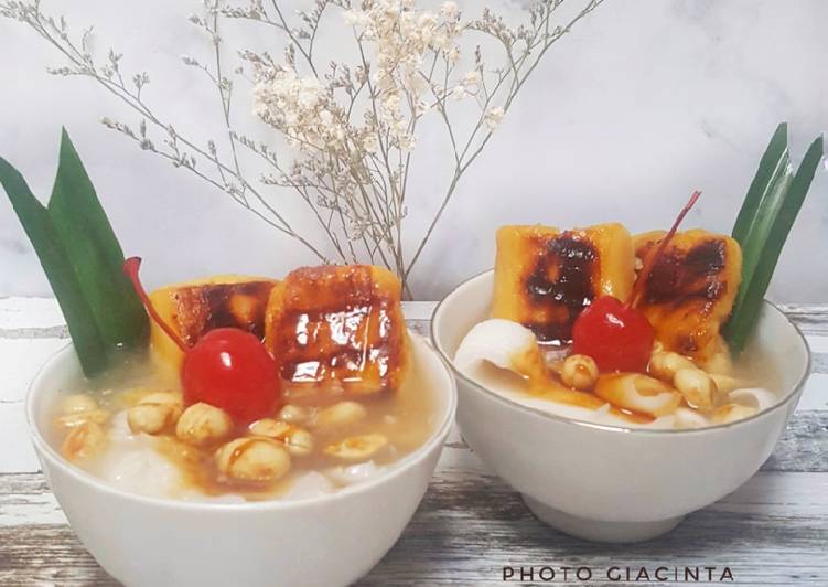 Colenak Kelapa Muda berkuah #KamisManis recipe main photo