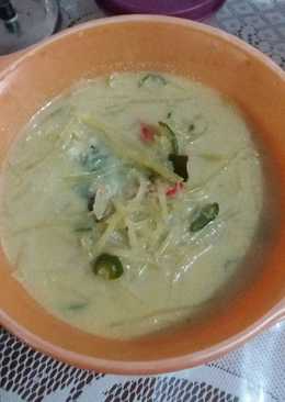 Sayur santan pepaya muda ala mamah qusyairi