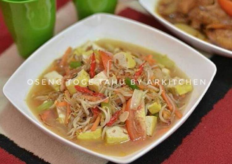 resep 19. Oseng Toge Tahu ala ArKitchen