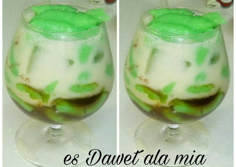 cara membuat Es Dawet /es cendol