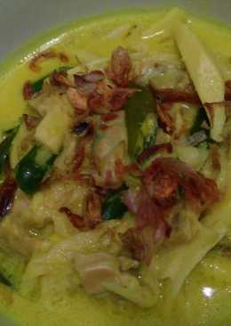 Sayur rebung tempe lombok ijo