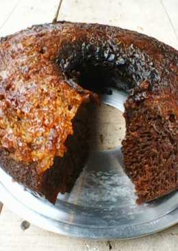 Bolu karamel (sarang semut)