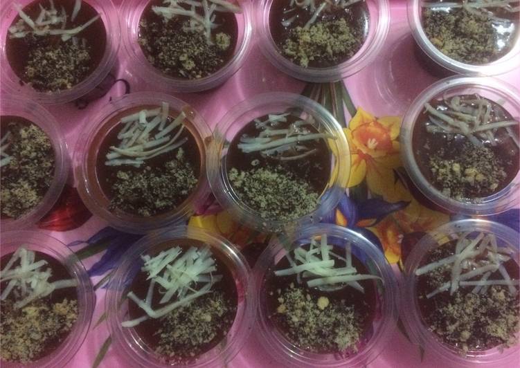 resep makanan Puding coklat susu