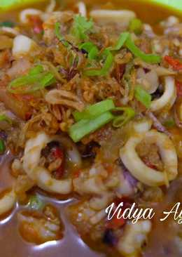 Cumi Saus Asam Manis (Pedas)