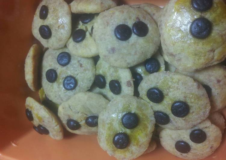 gambar untuk cara membuat Cookies chocochips renyah (teflon)