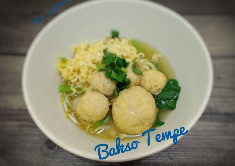 bahan dan cara membuat Bakso Tempe