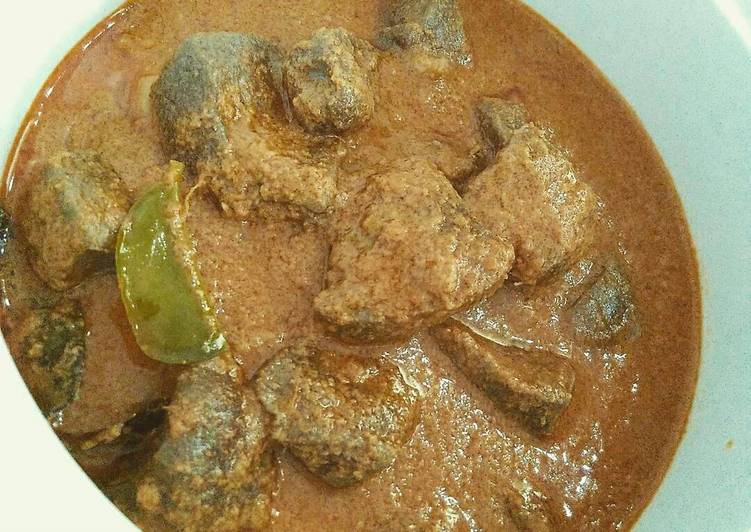 resep masakan Gulai (kalio) hati sapi