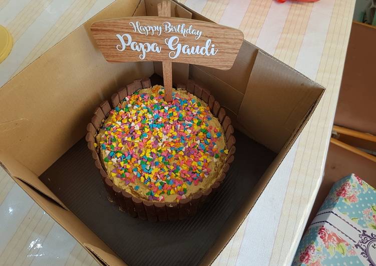 resep lengkap untuk Basic Coffee Sponge Cake for Birthday/Kue Ulang Tahun