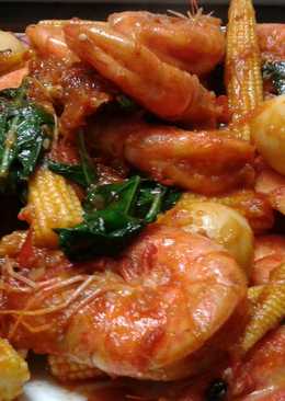 Udang Asam Manis bumbu sederhana
