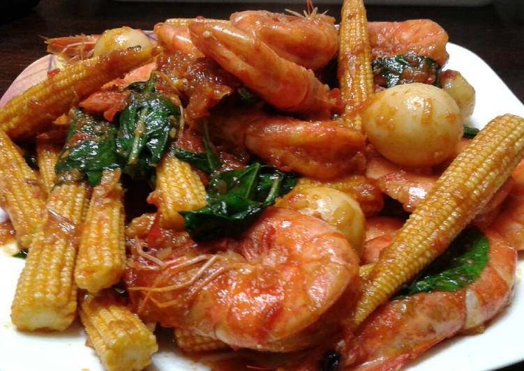  Resep Udang Asam Manis bumbu sederhana oleh Angelic 