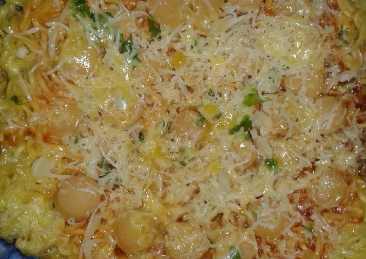 gambar untuk resep Pizza Mie Sederhana