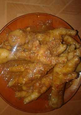 Rendang ceker simpel