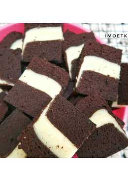 Brownis kukus lapis cream cheese