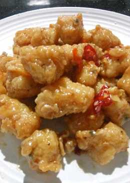 Spicy Honey Chicken Pop Corn