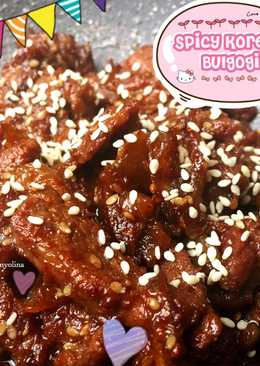 Spicy Korean Bulgogi (Daging Sapi ala Korea)