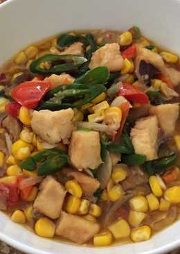 Tumis jagung manis jambal roti