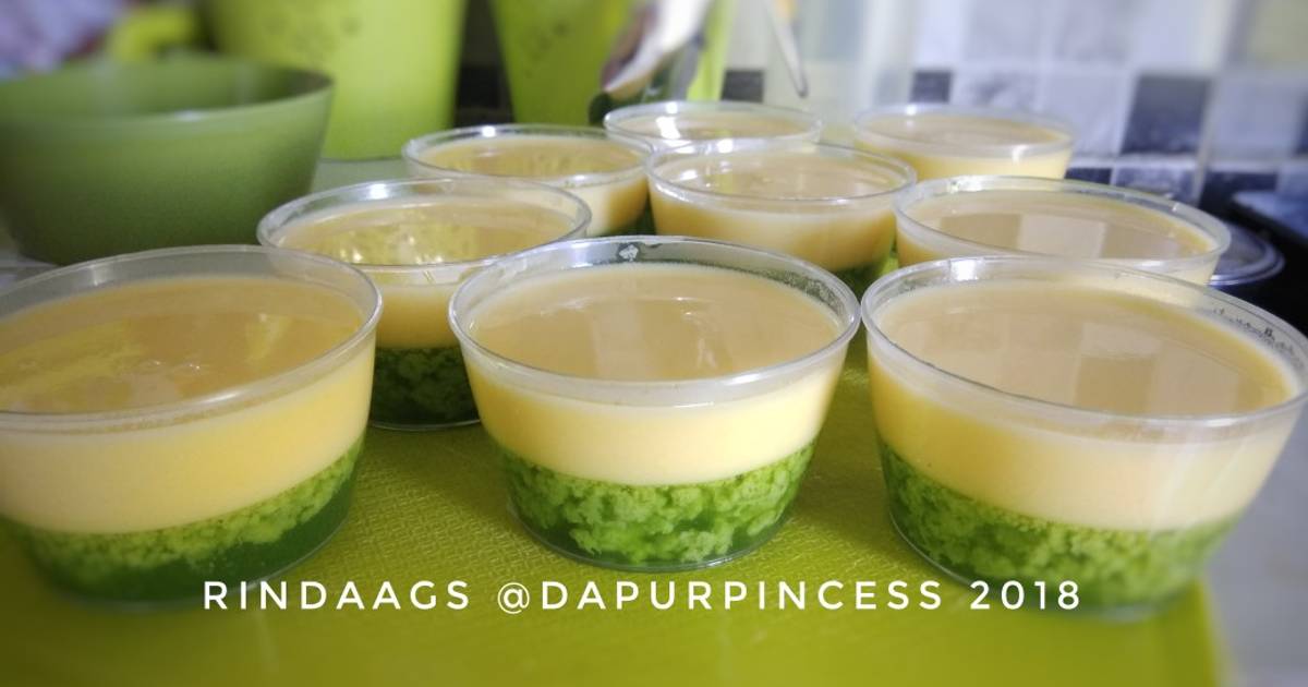  Puding  Lumut  Pandan  Cokelat gurih bangett Resep  di 2019 Food