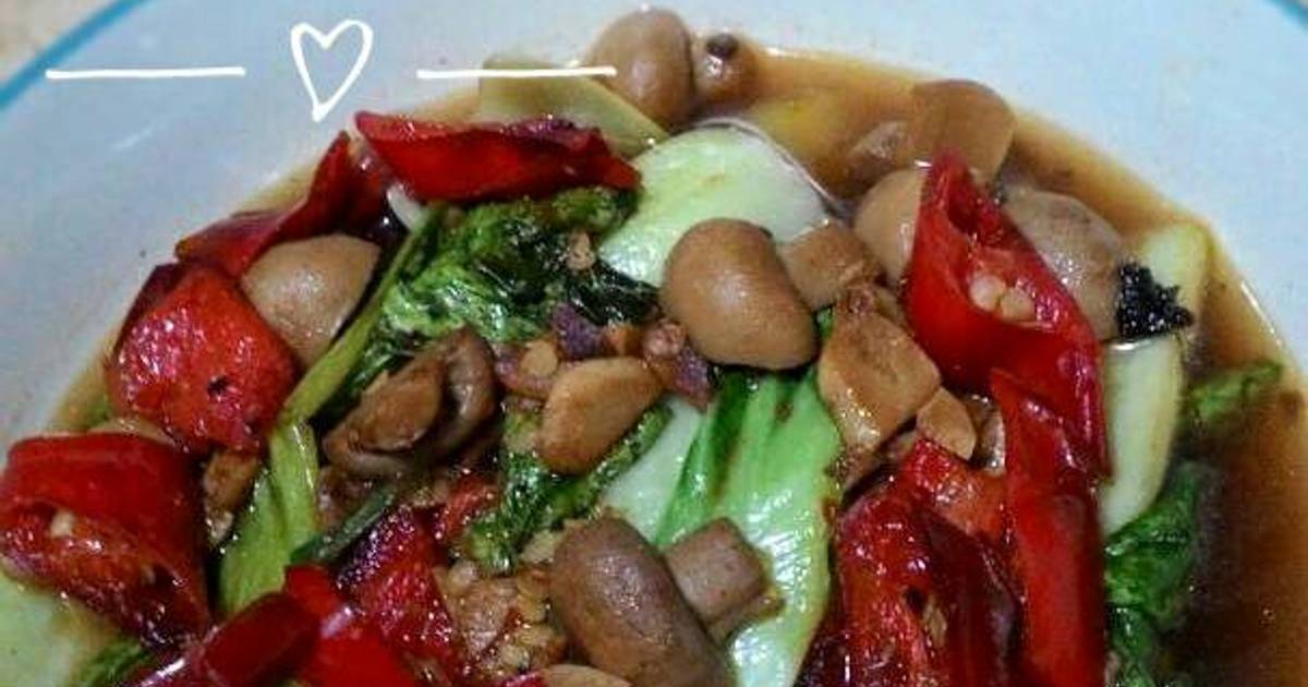 Resep Pokcoy cah saus tiram oleh Nani Bunda Rafardhan 
