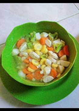 Sayur sop ayam ala anak kos (simpel)