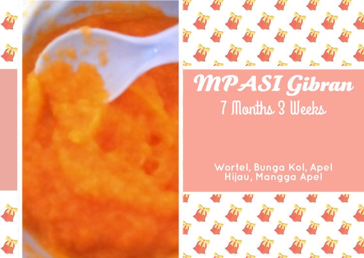 Resep MPASI Wortel, Bunga Kol, Apel Hijau, Mangga Apel Dari Novembya
Vilansari