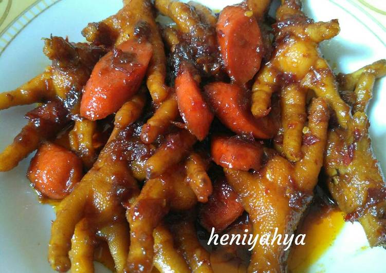 Resep Ceker Sosis Pedas