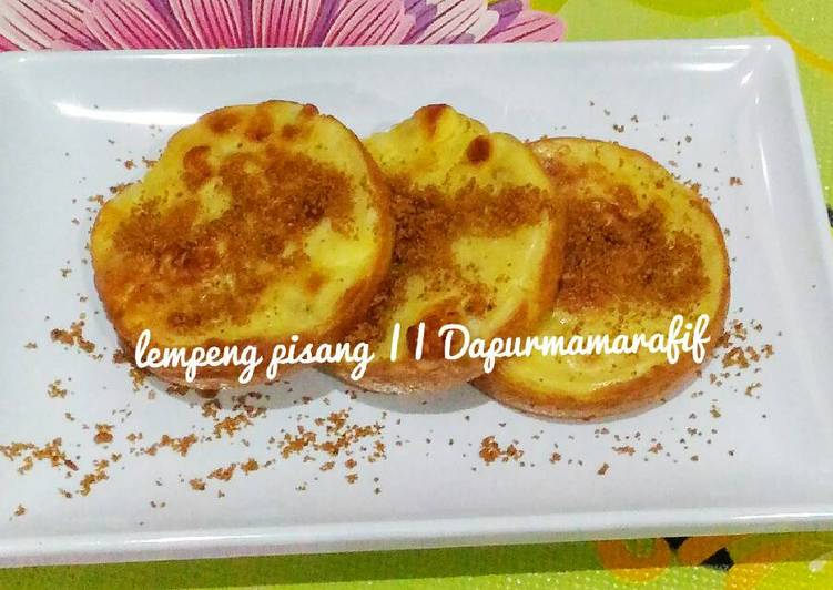 resep masakan Lempeng pisang _ kue jaman now ??