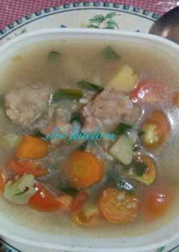 Sup bola bola udang(susan mellyani)