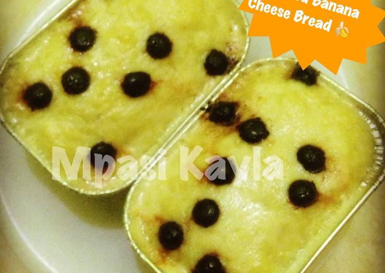 Steamed Banana Cheese Bread-Snack Mpasi 9m+