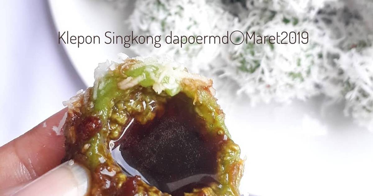 50 resep  klepon  singkong  enak dan sederhana Cookpad