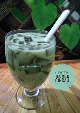 Green Tea Milk Cincau