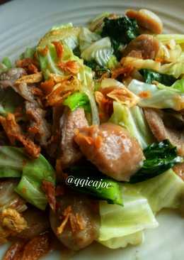 Tumis Daging Bakso sayuran