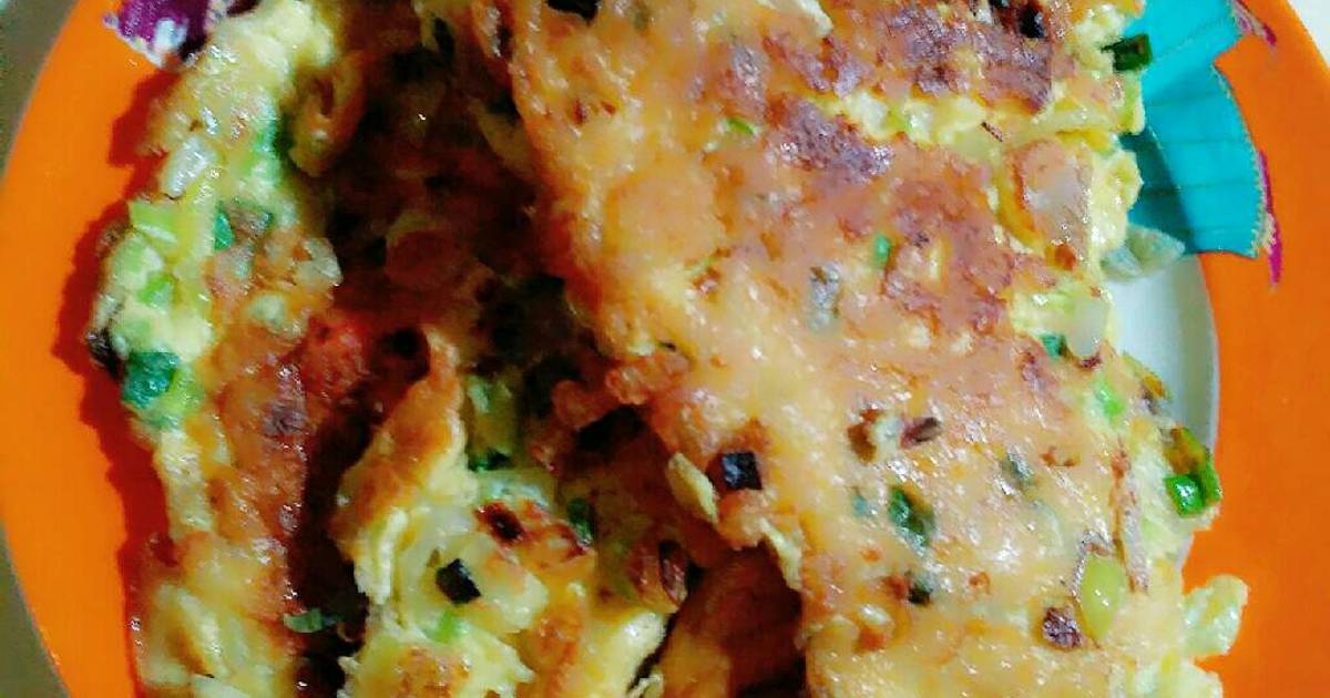 173 resep  telur dadar goreng  spesial enak  dan  sederhana 