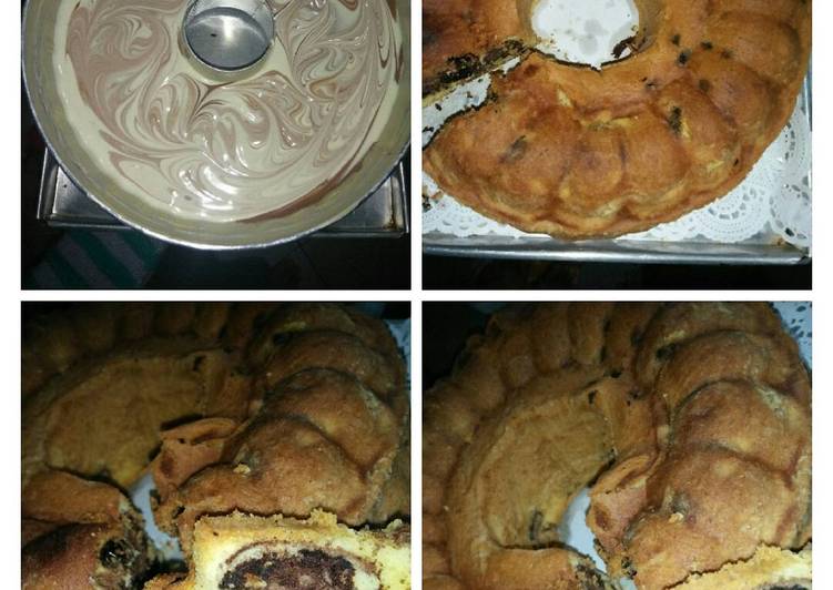 gambar untuk resep makanan Marmer Cake Kocok All in one ala2