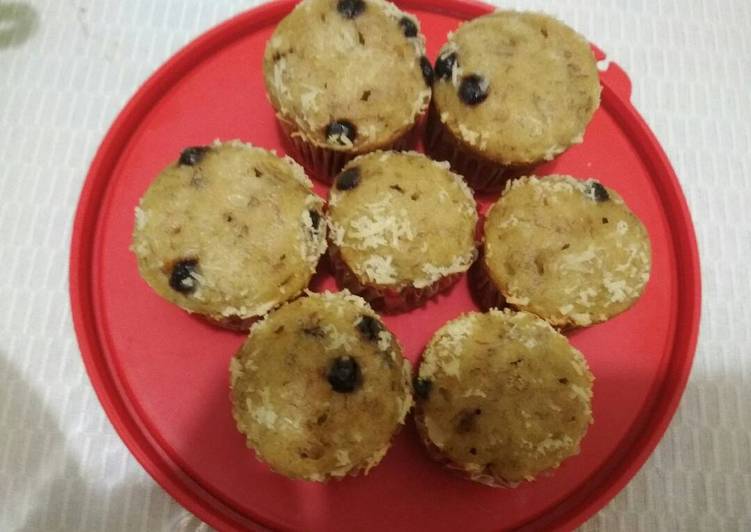 resep masakan Banana muffin happy call