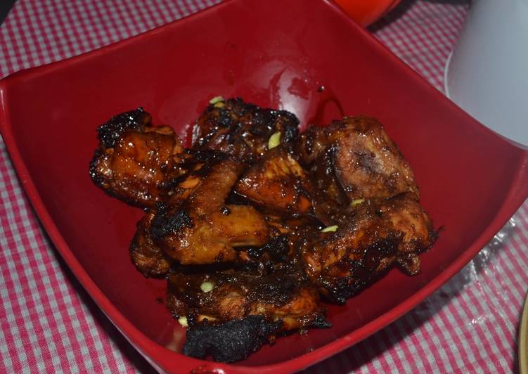 cara membuat Ayam Bakar Pedas Saus Tiram